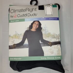 Cuddl Duds Grid Warmth Base Layer NWT